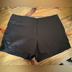 ✨J. Crew High Waist Black Shorts